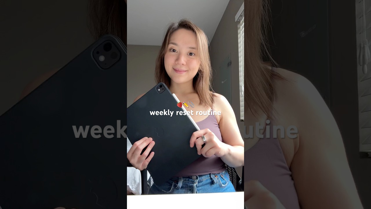 How i reset my week 🗓️ plan the week with me 💛 freeform planning  #ipadpro #goodnotes #planner