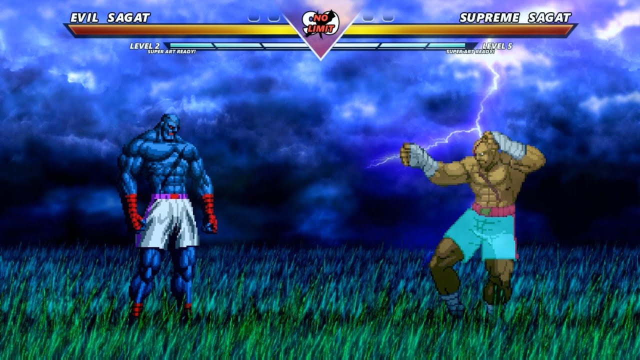 EVIL SAGAT vs SUPREME SAGAT - The most epic fight ❗🔥