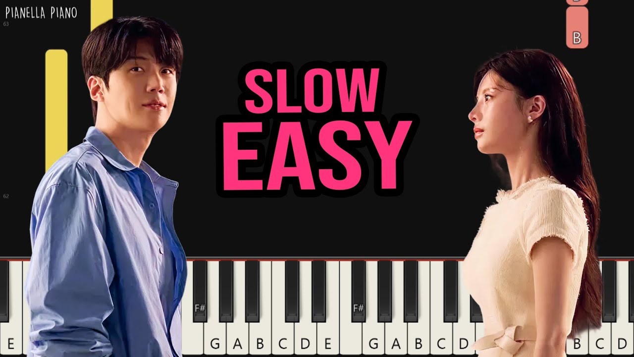 Kim Minseok - Love Language | SLOW EASY Piano Tutorial by Pianella Piano