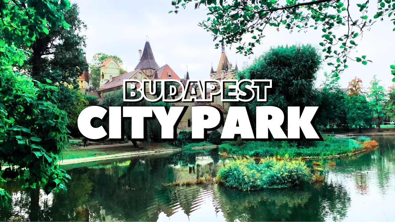 Short walk through CITY PARK | Budapest, Hungary | Tour October 2023