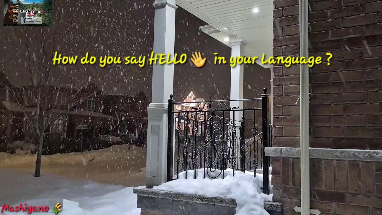 HOW DO YOU SAY HELLO IN YOUR LANGUAGE