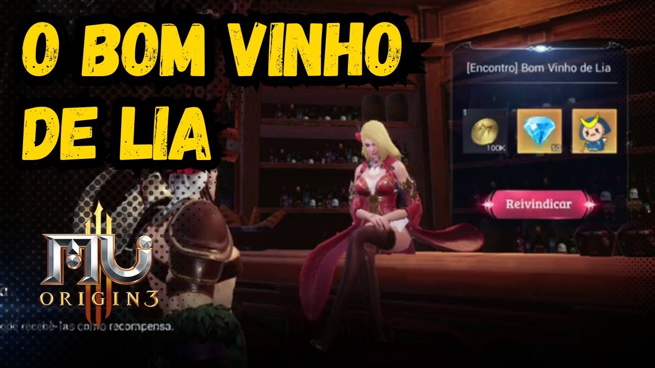 MU ORIGIN 3 - [ENCONTRO] O BOM VINHO DE LIA + GOLD + DIAMANTES + EMOJI DE CHAT (TRISTEZA)