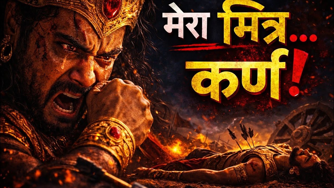 दुर्योधन का सबसे दर्दनाक पल... जब कर्ण मारा गया! 