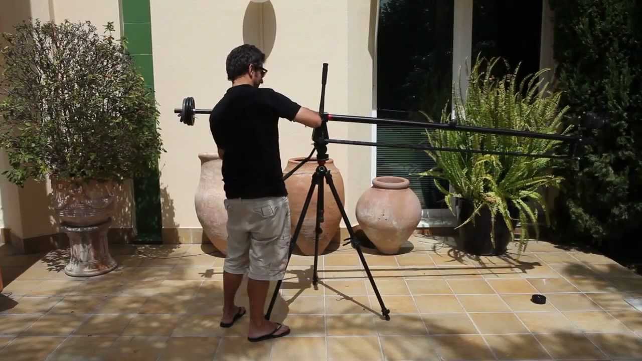 Portable and telescopic camera crane DIY camera  jib - Grua portatil y telescópica