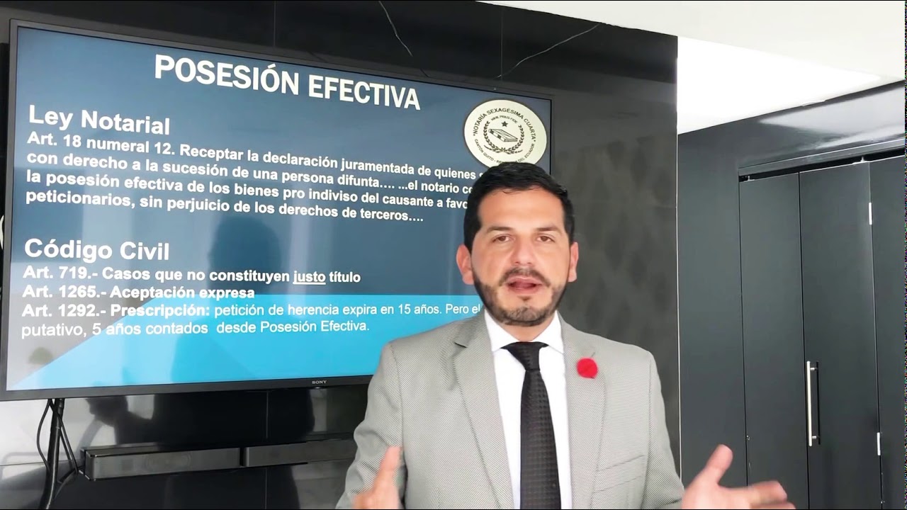 Posesi&oacute;n Efectiva