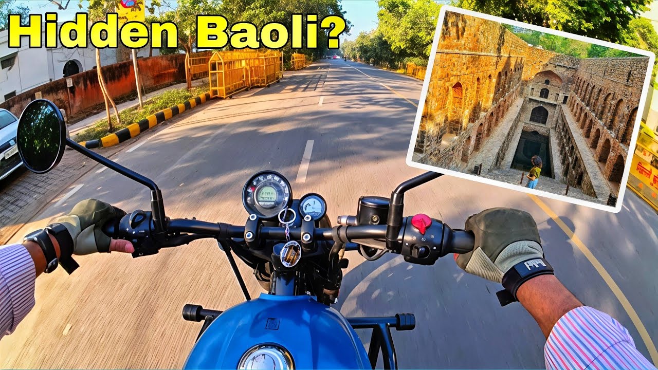 POV Ride to Delhi's Hidden Baoli | Agrasen ki Baoli(Ep 6)