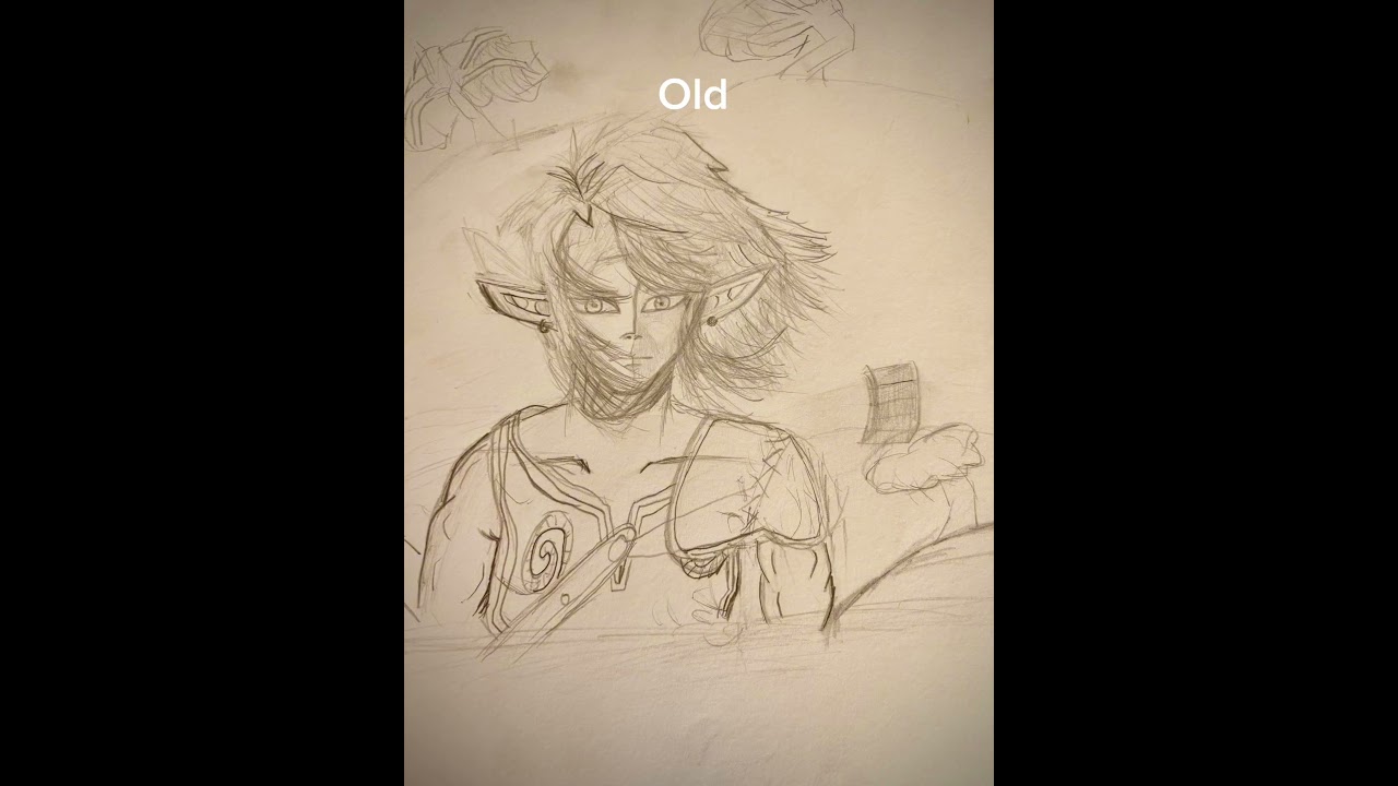 Old art vs my new art! Pls subscribe im new to yt 