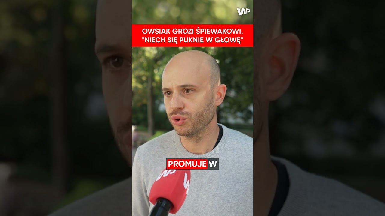 Śpiewak ostro odpowiada Owsiakowi: Niech puknie się w głowę