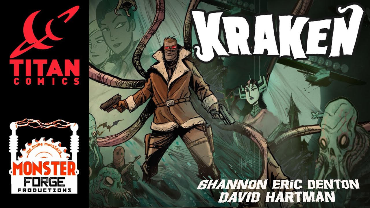 KRAKEN GRAPHIC NOVEL announcement trailer! TITAN COMICS and MONSTERFORGE!