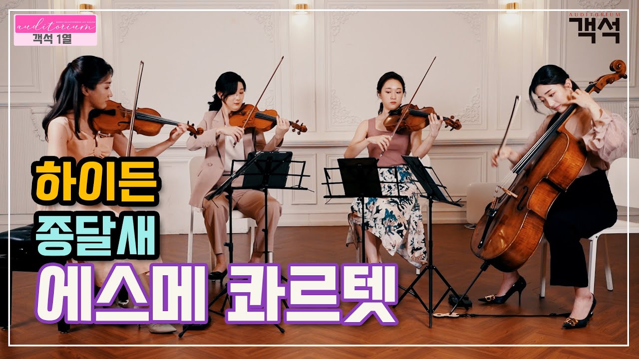 [객석 1열] #에스메콰르텟 연주로 듣는 #하이든 '종달새'