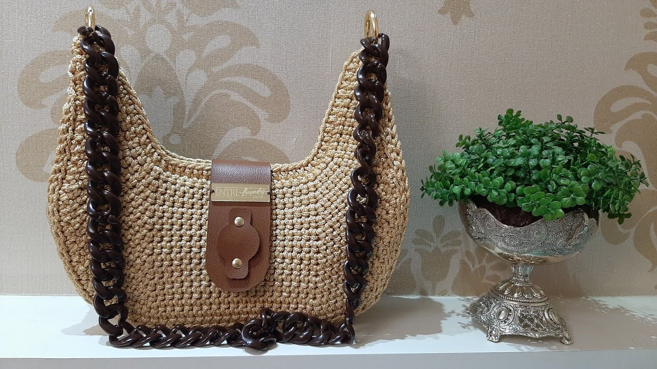 1⁰ Parte. BOLSA Carol em CROCHÊ.  @vavamelo