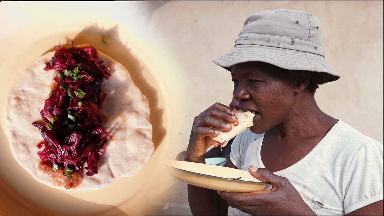 Cooking like a chef in rural Zimbabwe. Ep1: Rosella tacos with a tomato salsa.