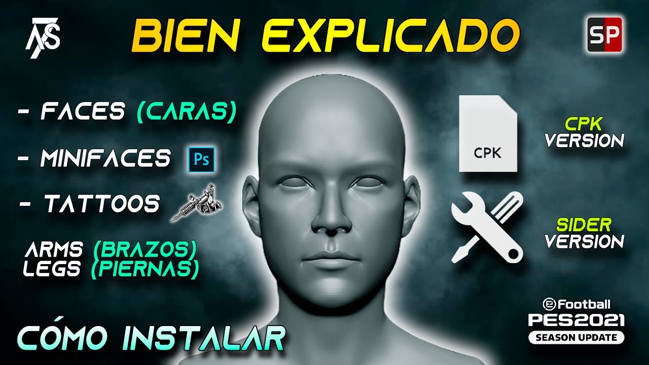 INSTALA FACES,TATUAJES en Brazos y Piernas y CREA MINIFACES BIEN DETALLADO 