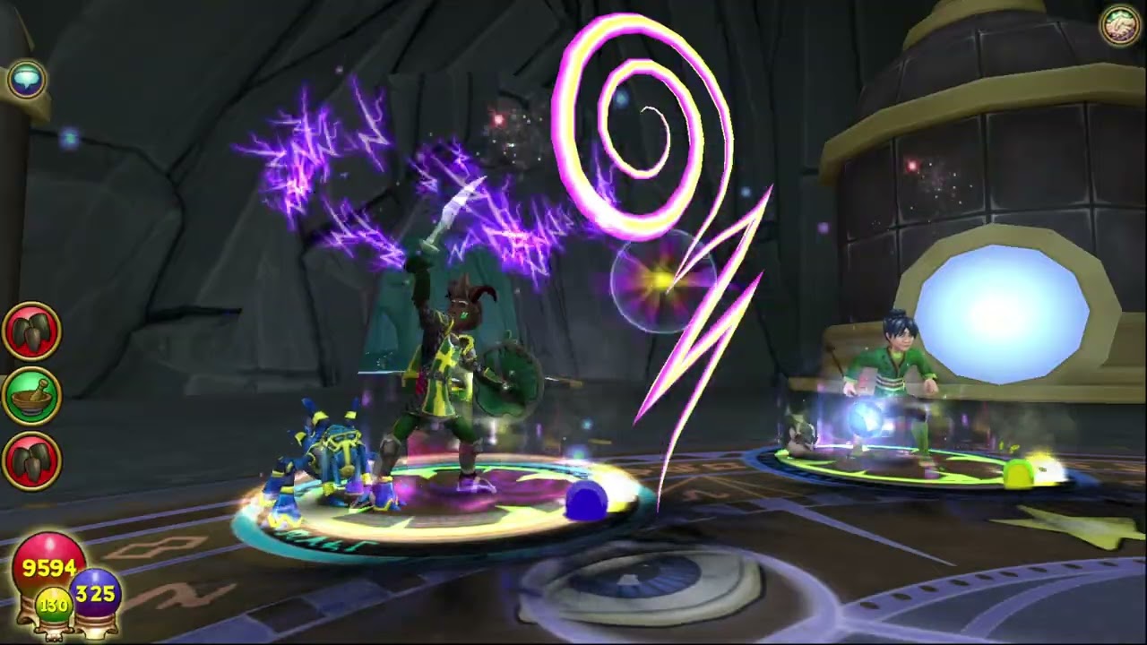 Wizard101 Life wizard helping others.