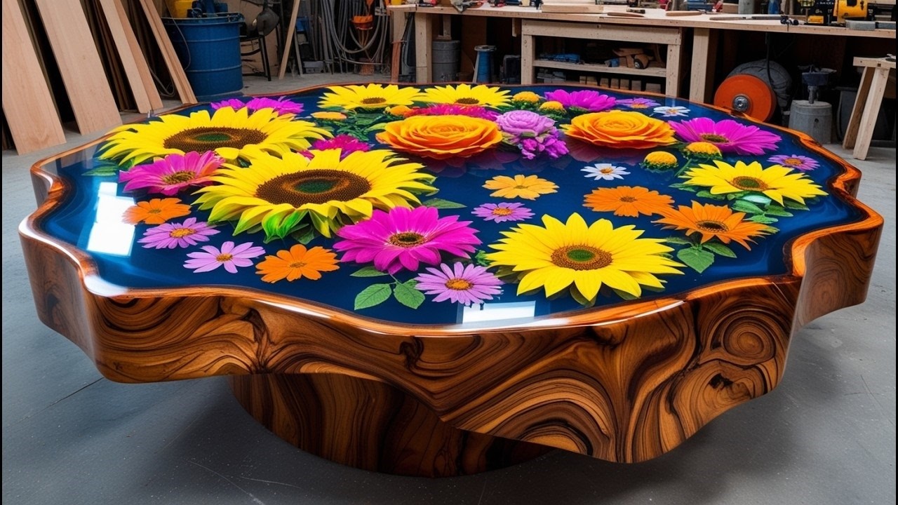 Masterpieces Created From Epoxy Glue And Wood - Top Products Not To Be Missed