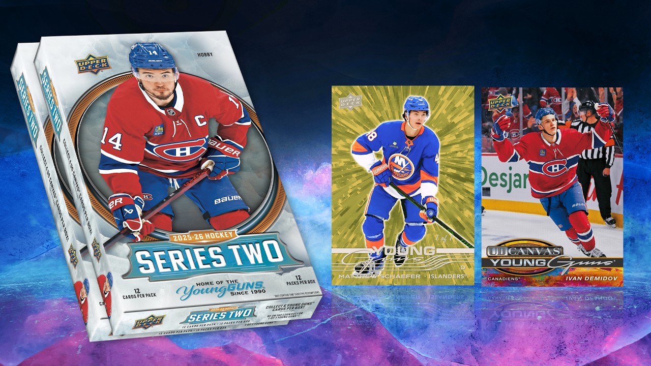 First Look: 2025-26 Upper Deck Series 2 Hobby Box Break