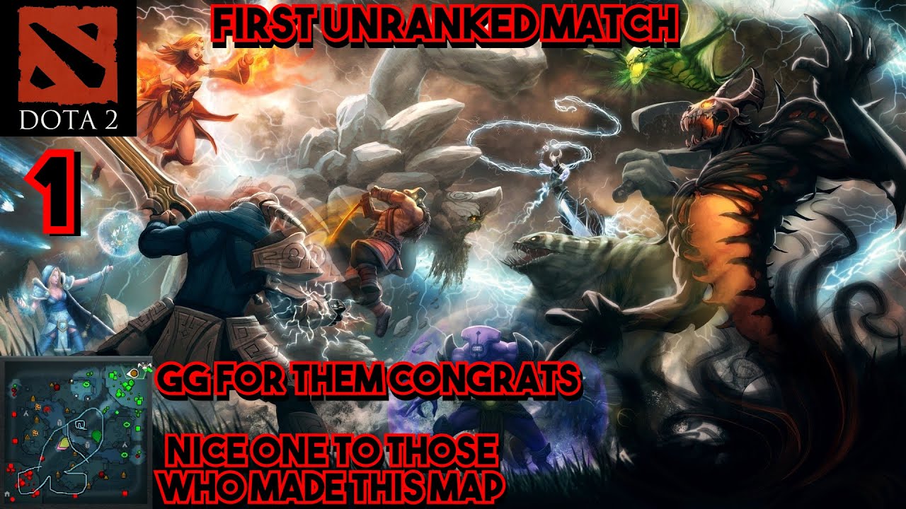 Dota 2: First Unranked Match - Playthrough (360p) PC Full HD #1