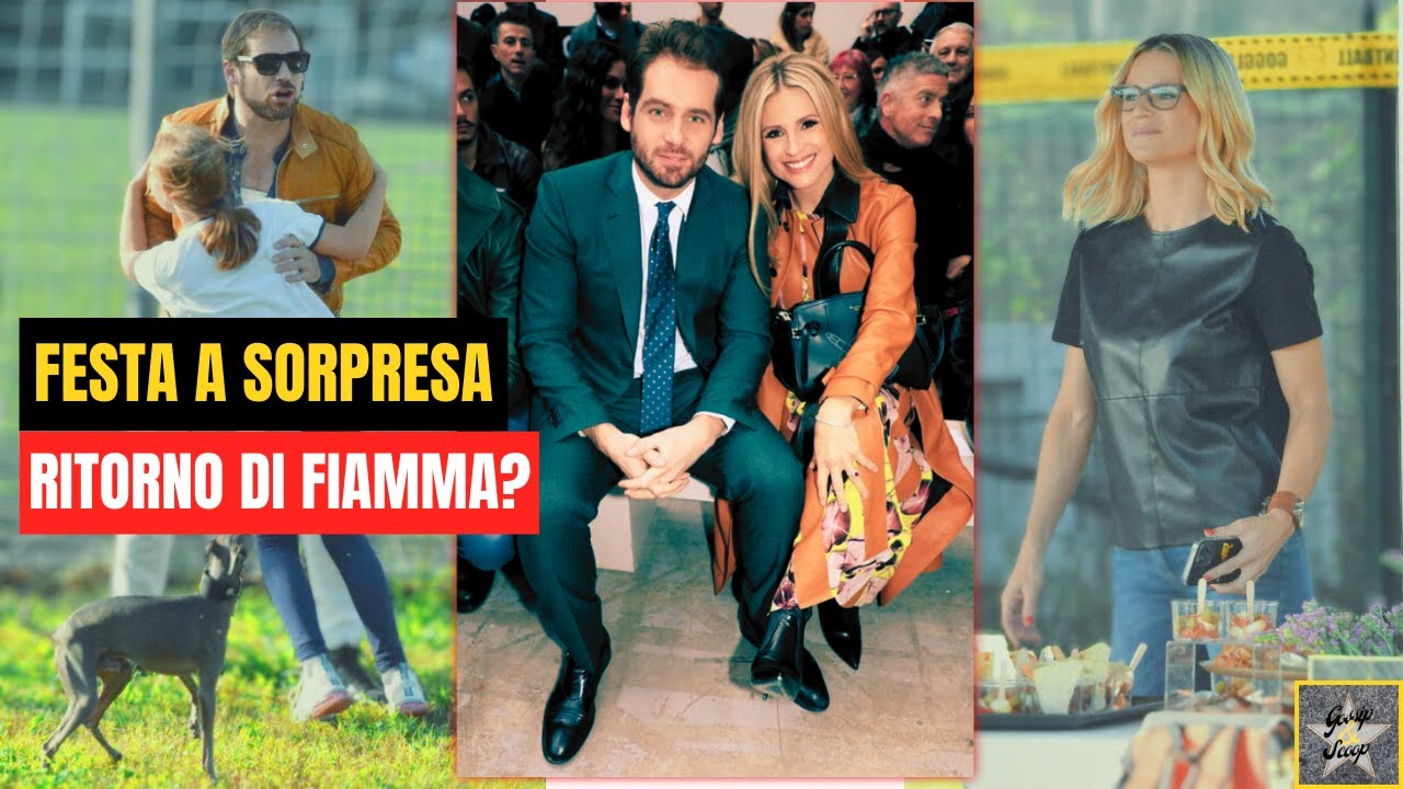 MICHELLE HUNZIKER E TOMASO TRUSSARDI: UNA SORPRENDENTE REUNION PER IL COMPLEANNO DI SOLE