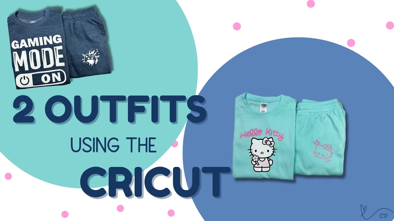 Серия пожертвований! | 2 наряда с использованием Cricut | Craft With Me