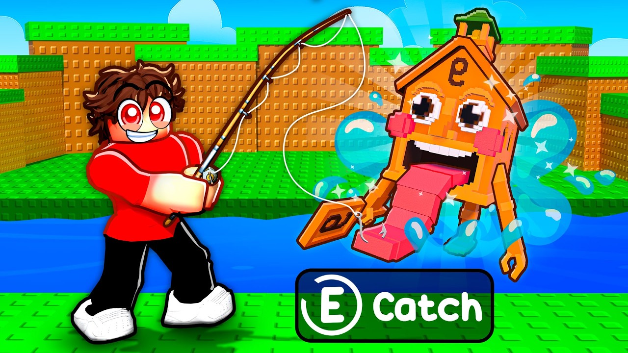 ROBLOX CATCH BRAINROTS FROM RIVER…