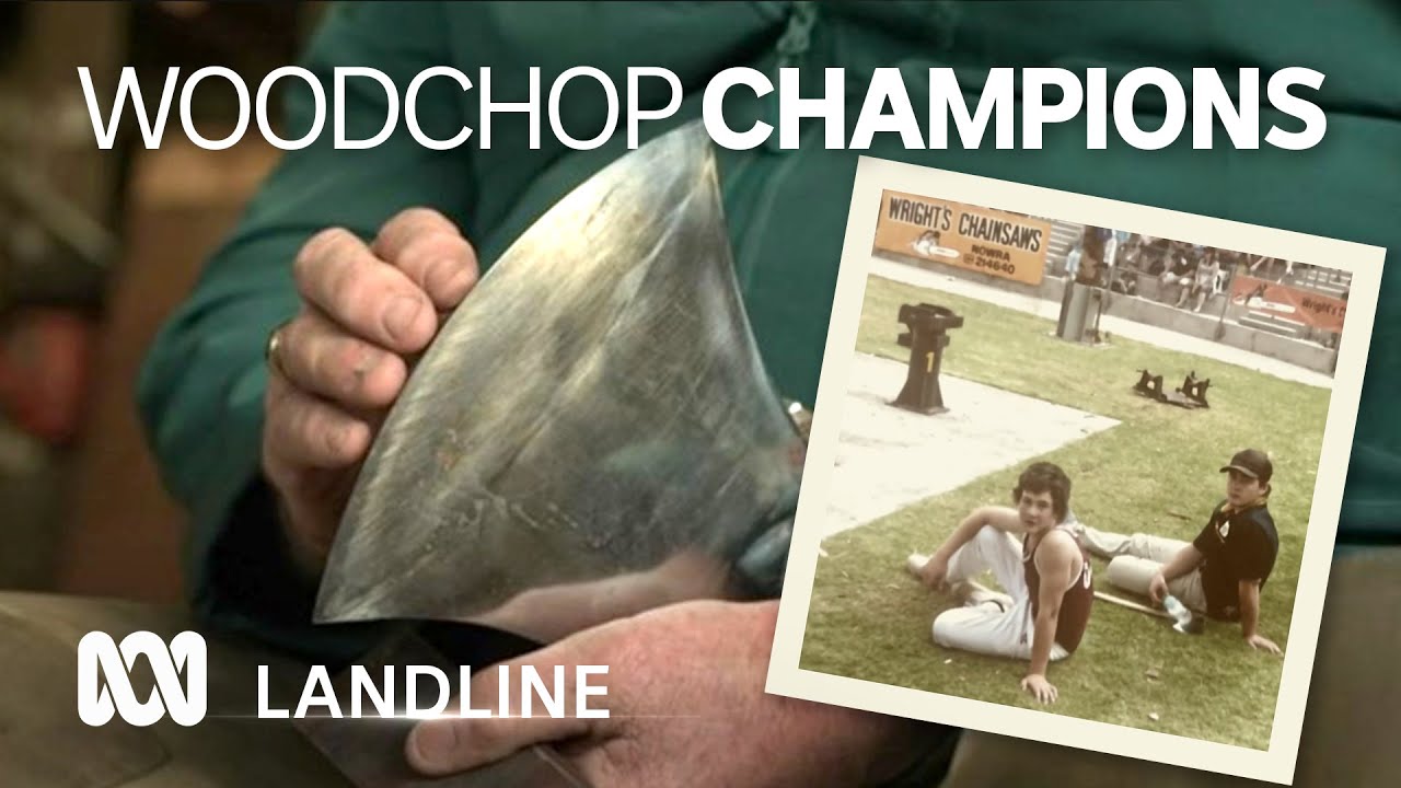 'Hard slog' is what it took these two brothers to become champion woodchoppers 🪓 🪓 | ABC Australia