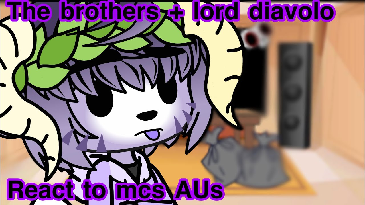 Obey me! Demon brothers + lord diavolo react to mcs AUs! | bad apple | Gcrv