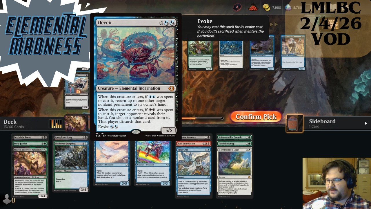 Is 5 COLORS to GREEDY? || Limited Magic for Limited Brain Cells || 2/4/26 VOD