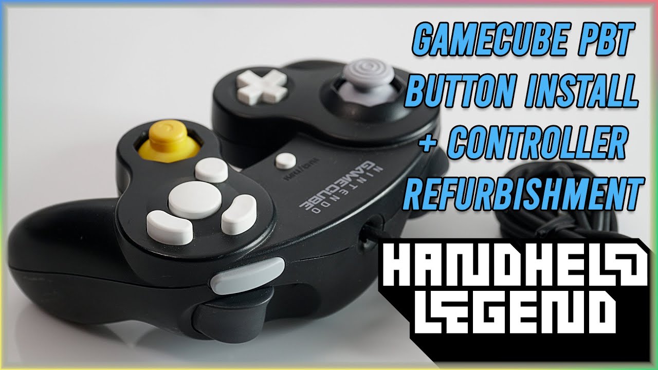 GameCube PBT Button Install And Refurb!