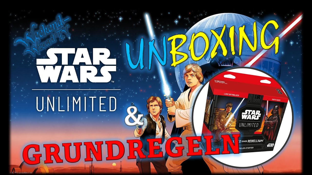 STAR WARS UNLIMITED: Starter Unboxing & Regelübersicht