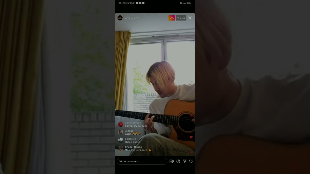 EDEN - Modern Warfare (Acoustic) Instagram Live
