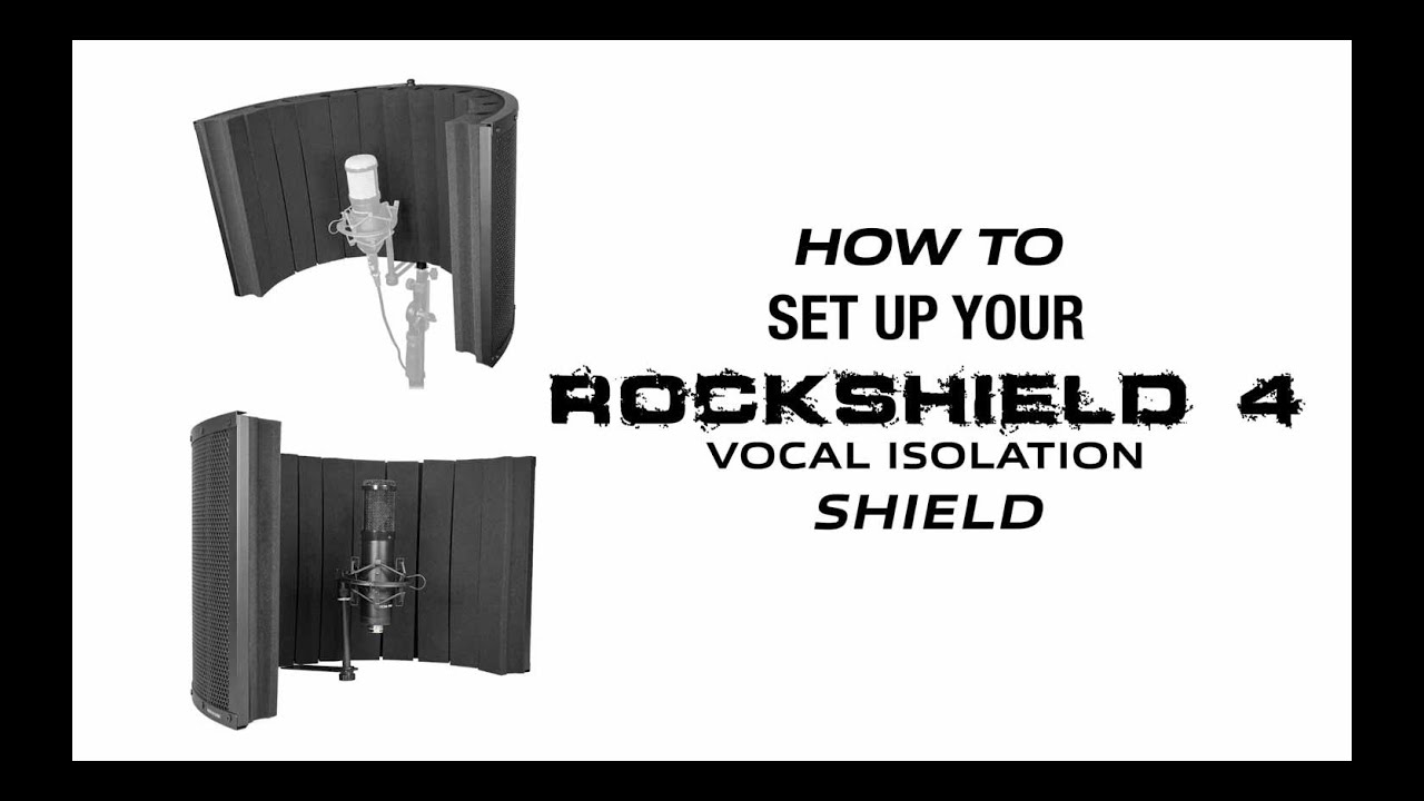 How To Set Up Your ROCKSHIELD 4 Vocal Isolation Shield (Full Demo and Walkthrough!)