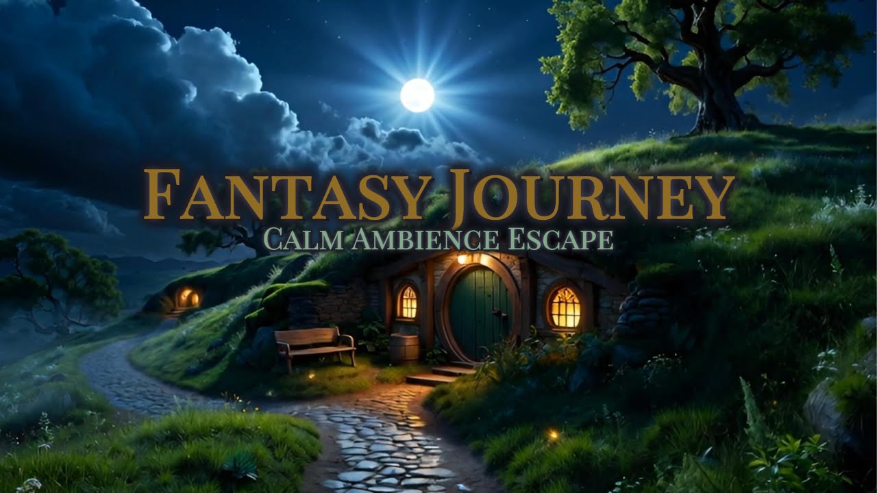 🍃🔥 Quiet Enchanted Fantasy Ambience Through Storybook Worlds with Subtle Relaxing Synth 🍃🔥