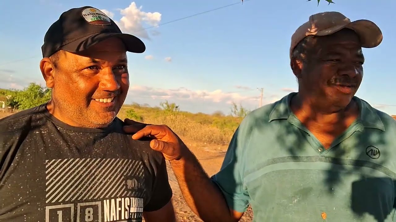 Entrega de doação para Seu Antônio nos Três Riachos Verdejante PE 
