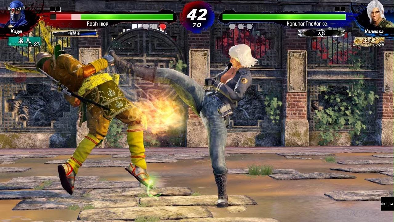 Virtua Fighter esports Kage vs Vanessa