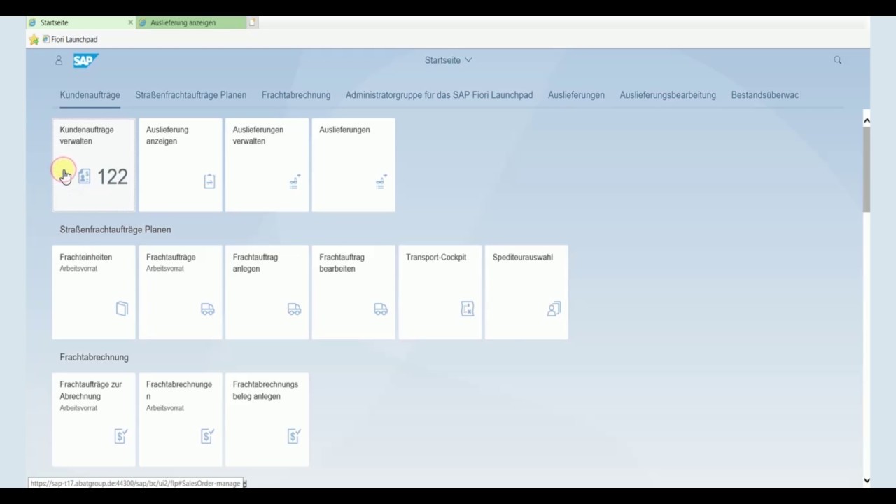 SAP S/4HANA TM Outbound Scenario von abat