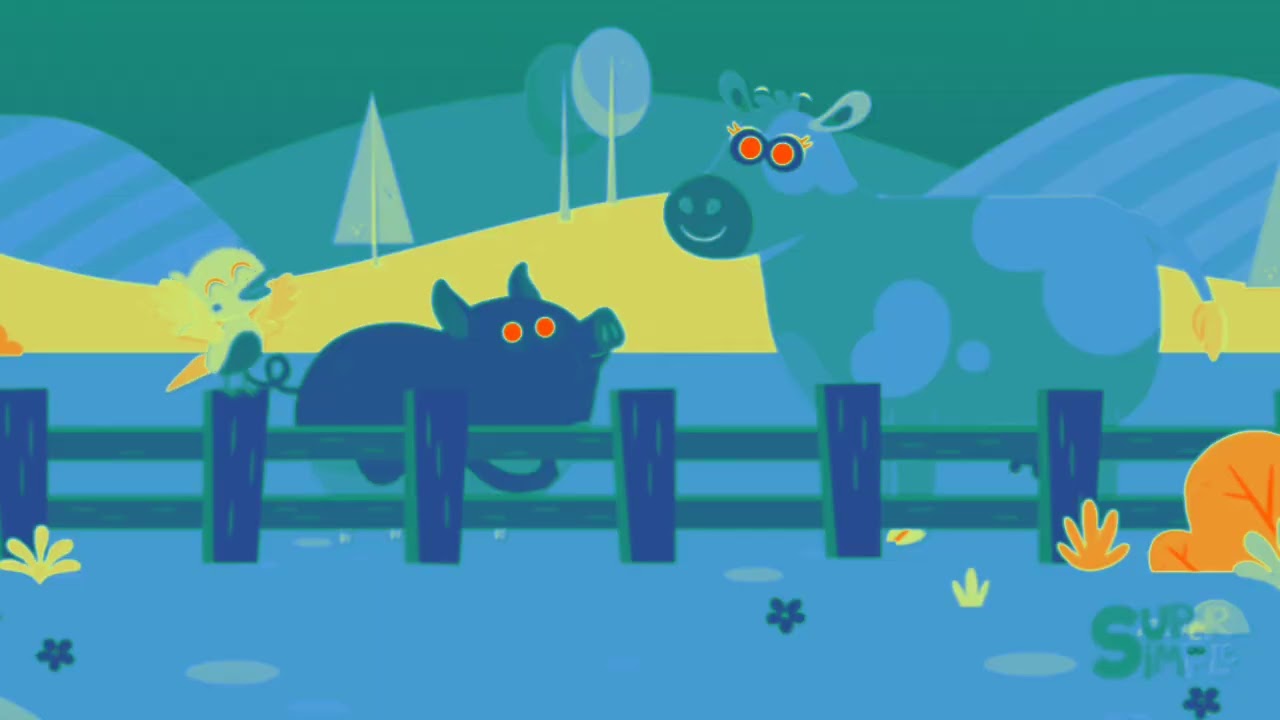 🎶 The Animal Sounds Song🐷🐮🐦 Super Simple Songs | Sponsored by Preview 2 Effects 