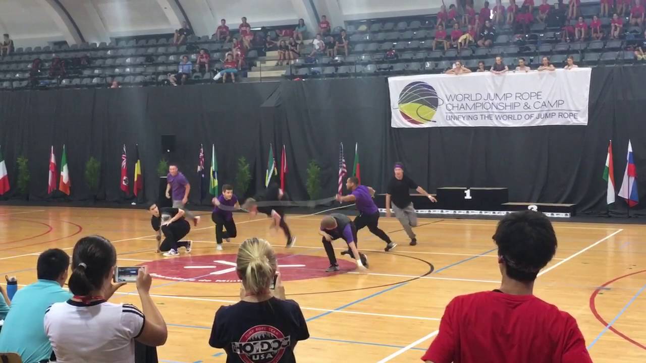 World Jump Rope 2016 - Hot Dog USA Double Dutch Freestyle