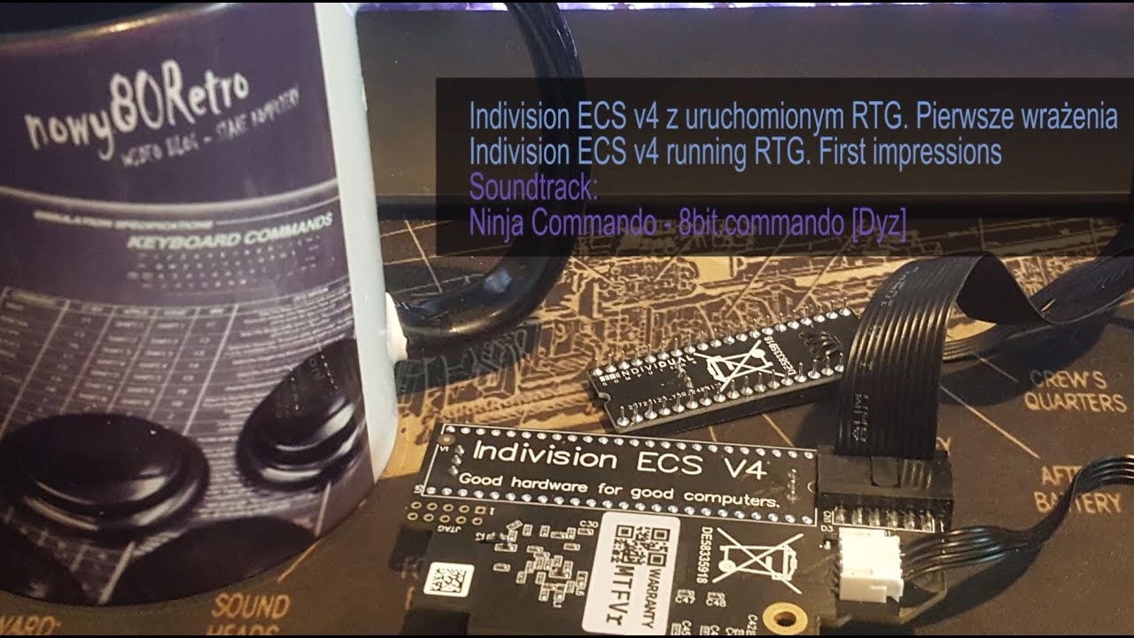 nowy80Retro #211, Indivision ECS v4 z uruchomionym RTG  Pierwsze wrażenia