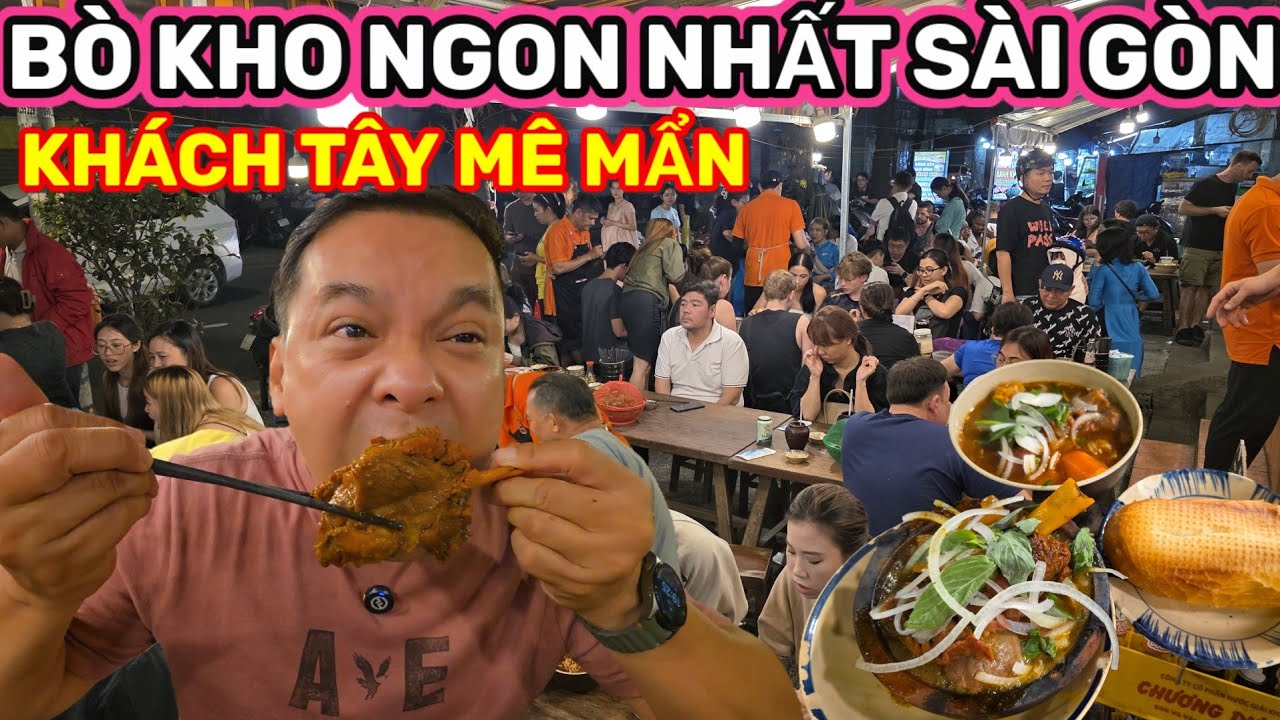 BÒ KHO GÁNH VÀ CHÈ MÂM KHÁNH VY CÓ GÌ NGON MÀ KHÁCH TÂY MÊ MẨN QUÁ VẬY? || Nick Nguyen