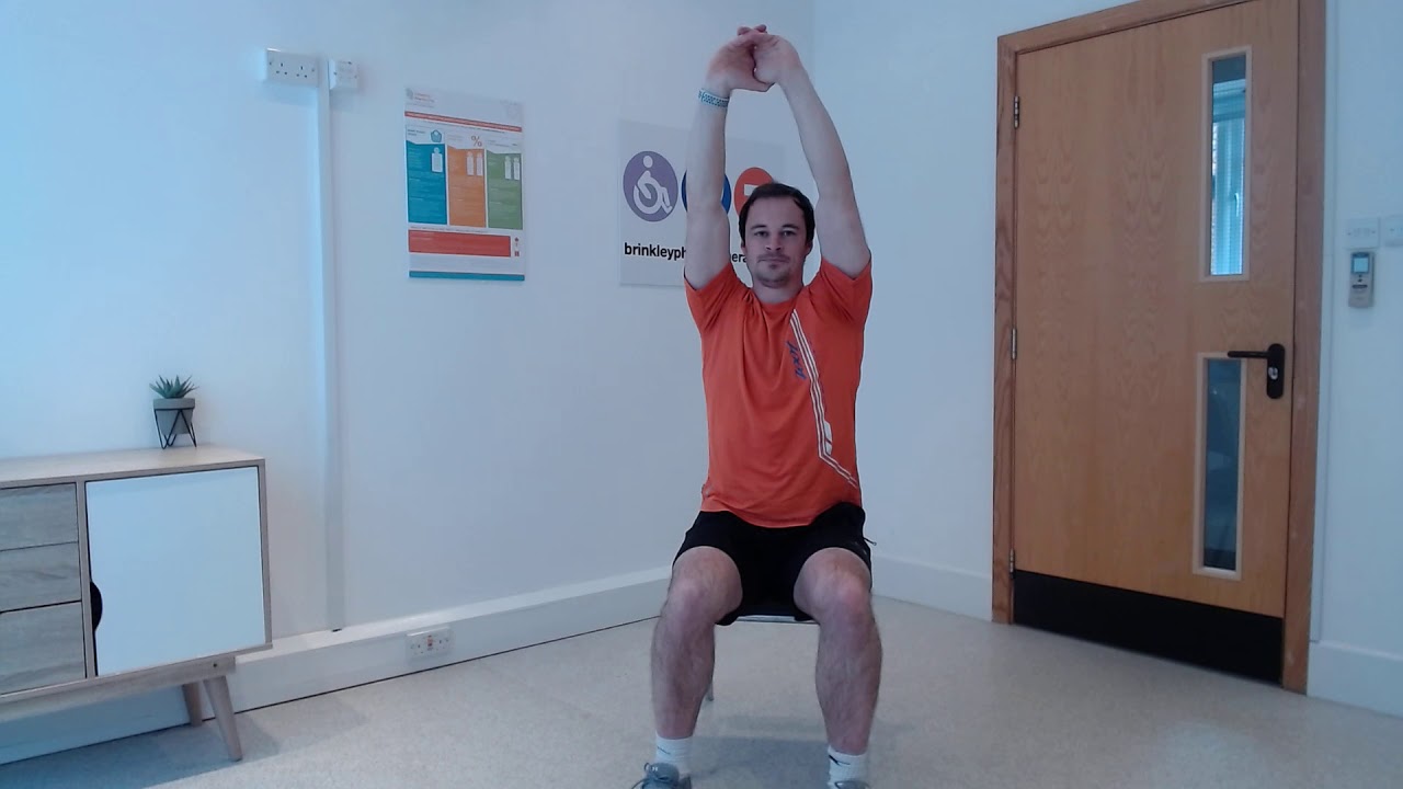 Seated Cool Down Stretch Post Exercise