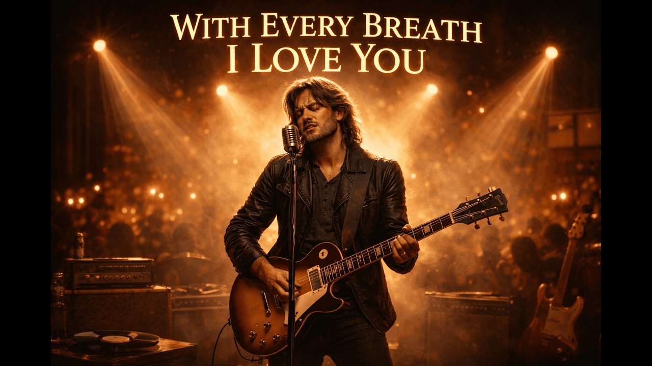 With Every Breath I Love You ❤️ | Emotional Slow Rock Ballad | Classic Rock Love Song