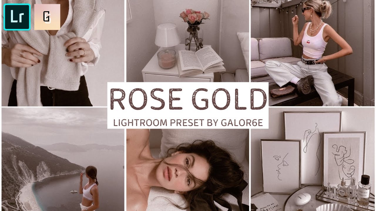 ROSE GOLD Lightroom Mobile Presets Free DNG | Lightroom Presets Tutorial Mobile | Lightroom Presets