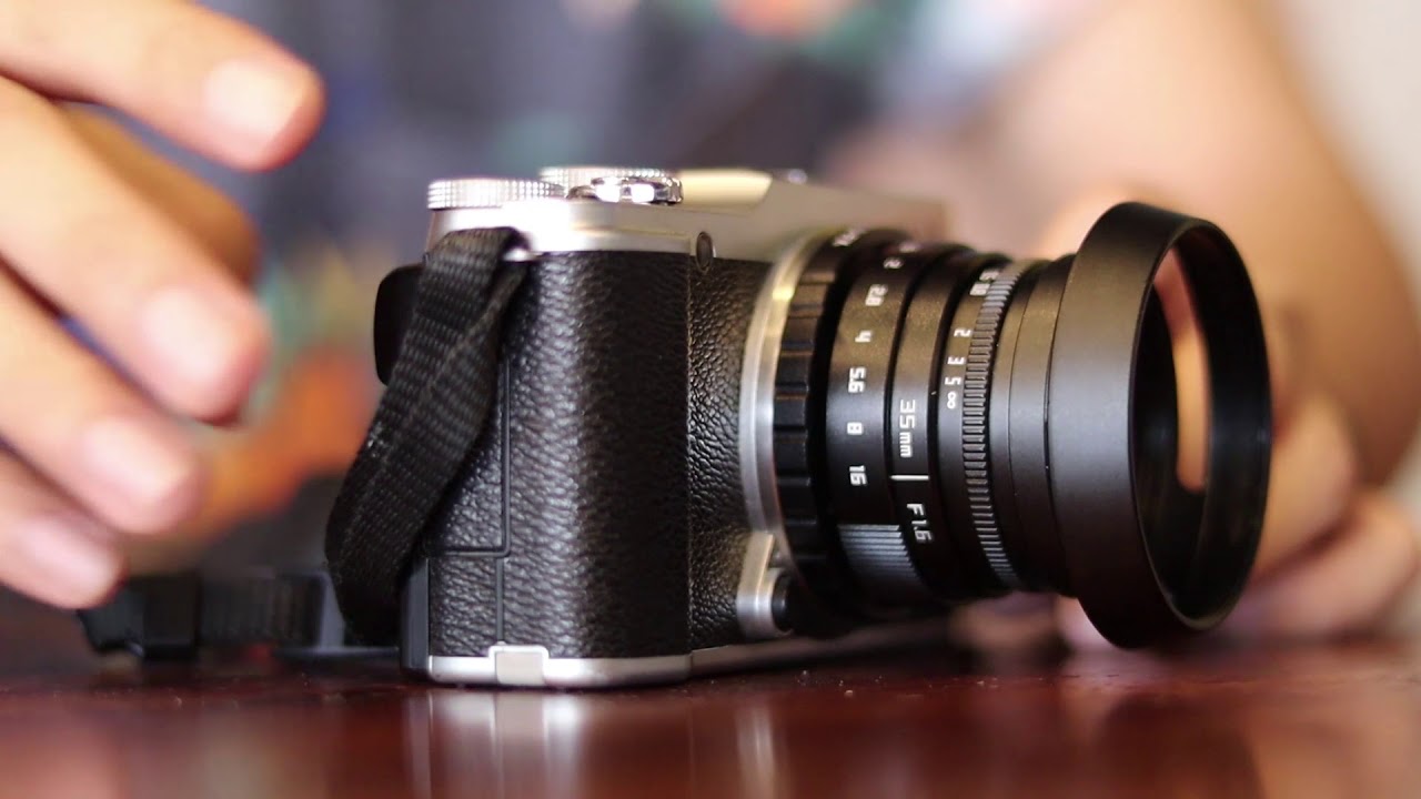 Lensa fujian/CCTV 35mm f1.6, Lesa Dewa harga MAHASISWA!!| membuat photo blur!