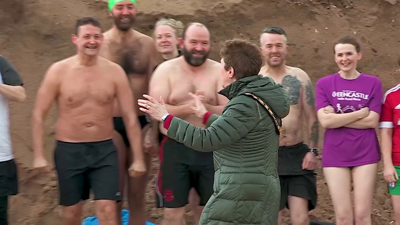 Leap of the Dog New Year's Day Charity Swim  2018 - Magilligan Point, Limavady