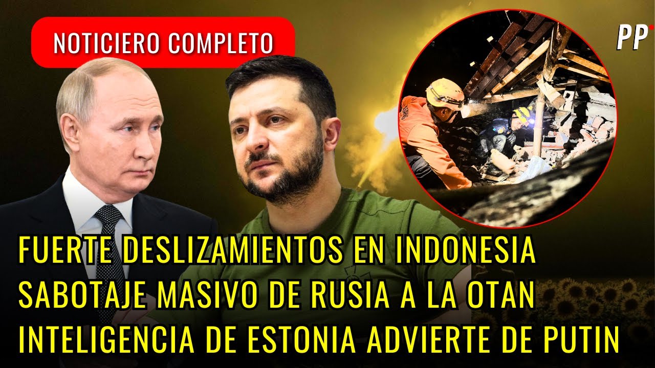🔥 ÚLTIMA HORA: FUERTE DESLIZAMIENTO de TIERRA | PUTIN ESCALA LA GUERRA SECRETA en EUROPA #EnVivo