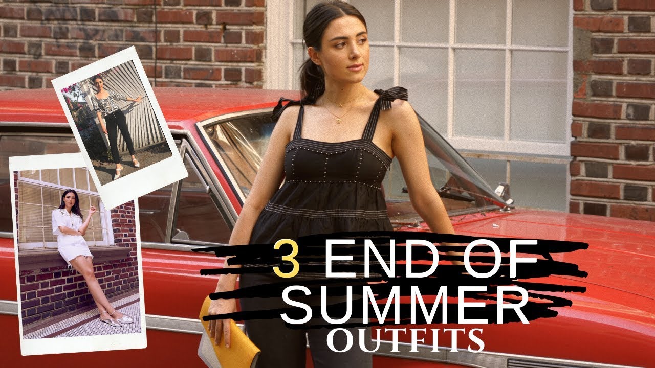 3 END OF SUMMER OUTFITS 2019 | KIMISCLOSET