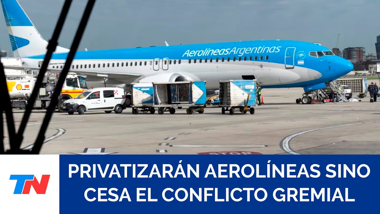 Dan un ultimátum a los aeronáuticos: si el conflicto no se resuelve, cerrarán Aerolíneas Argentinas
