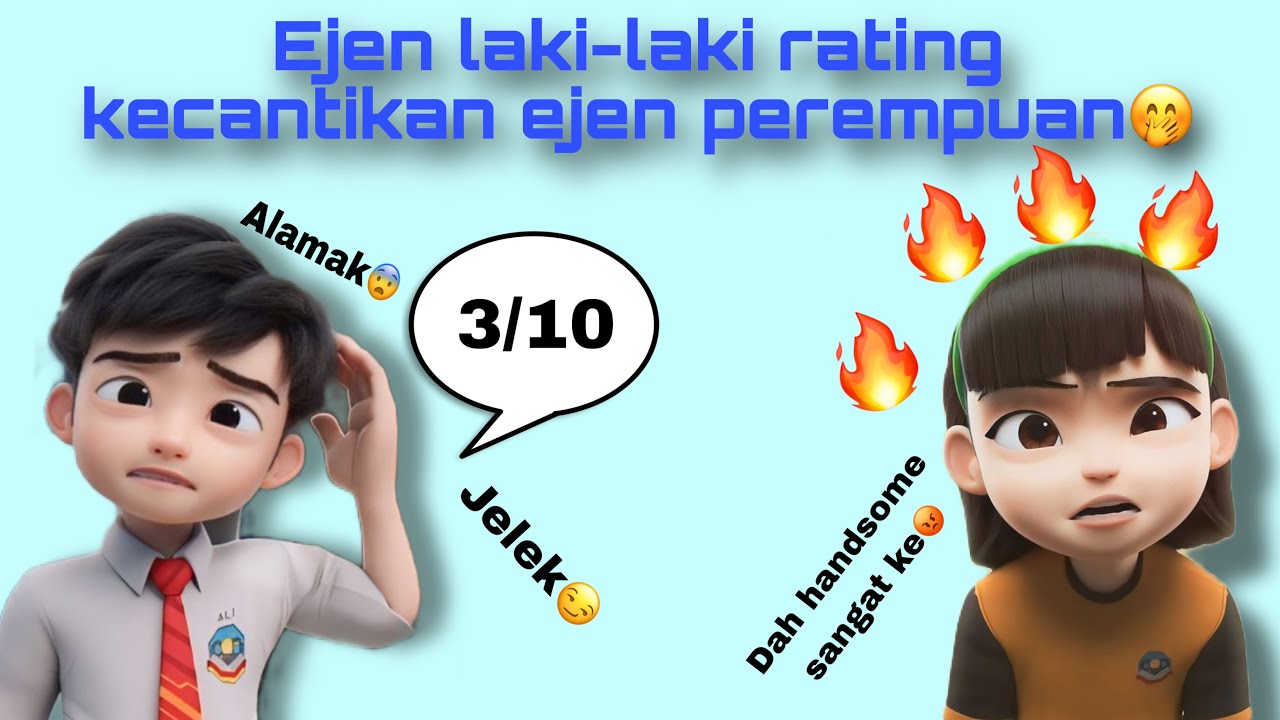 Ejen laki-laki Ratting kecantikan ejen perempuan🫢🤭 // Eejn Ali dubbing