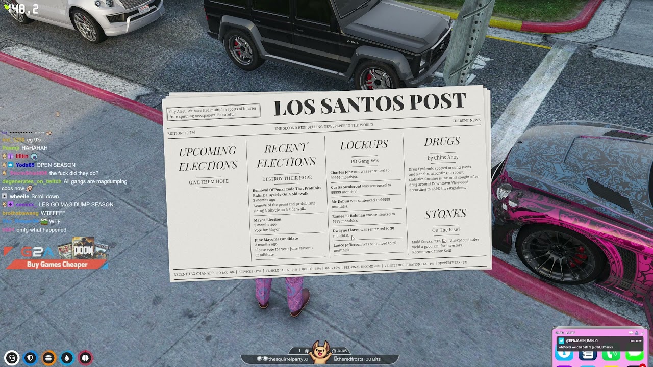 Dundee Finds out all of CG got the 9's | NoPixel GTA V RP