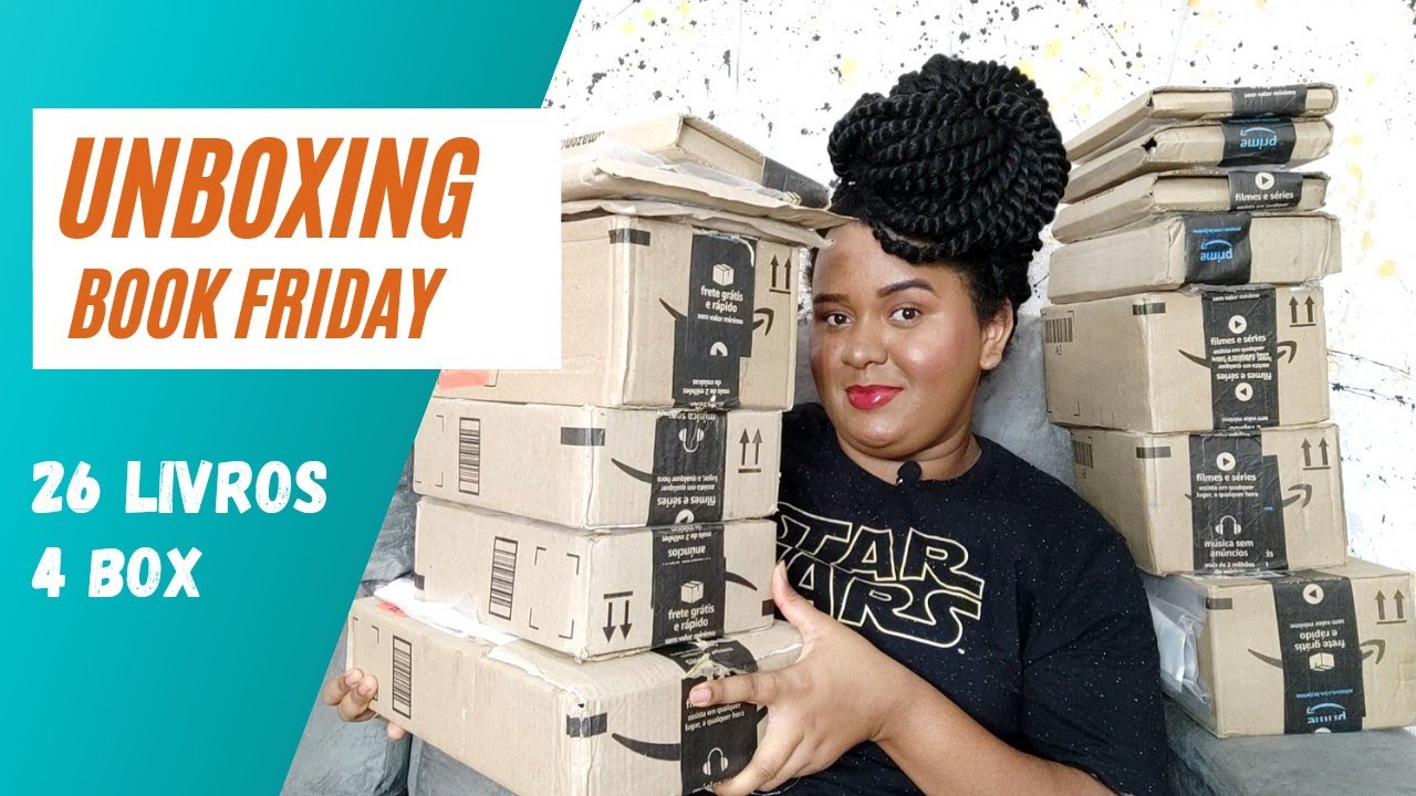 Unboxing de Livros Book Friday #01 •Canal Calhamaço